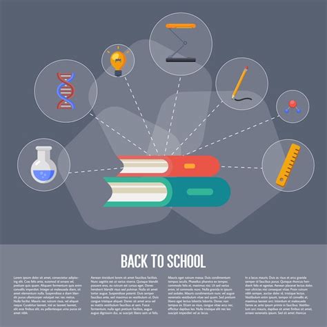 Premium Vector | Back to school infographics