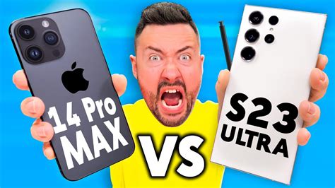 iPhone 14 Pro Max vs Galaxy S23 Ultra : le gros comparatif ! - YouTube