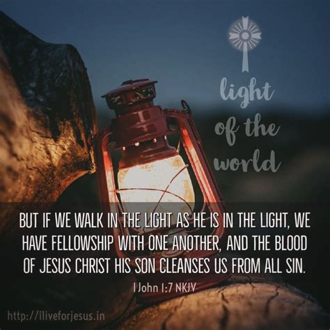 Walk in the light - I Live For JESUS