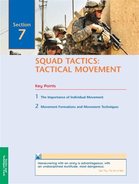 Squad Tactics Tactical Movement.pdf - UNC Charlotte Army ROTC