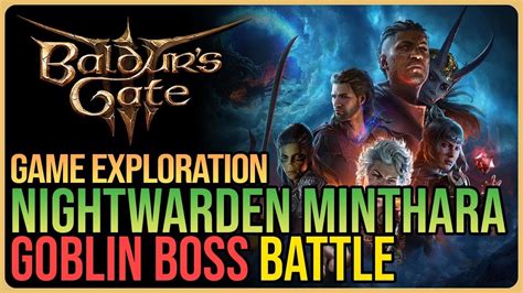 Nightwarden Minthara Fight Baldur's Gate 3 - YouTube