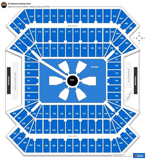 Raymond James Stadium Concert Seating Chart - RateYourSeats.com