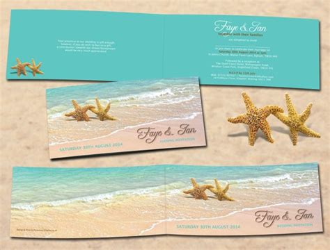 Beach Theme Wedding Invitations Printable Digital Only | Etsy