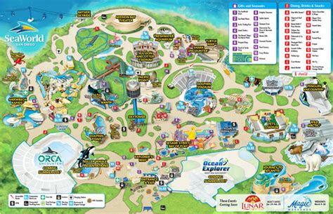 Sea World San Diego Map - Marine Corps Nomads