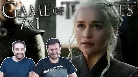 Game of Thrones Season 7 Episode 1 REACTION "Dragonstone" - YouTube