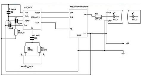 Audio Spectrum Analyser Circuit Diagram - Circuit Diagram