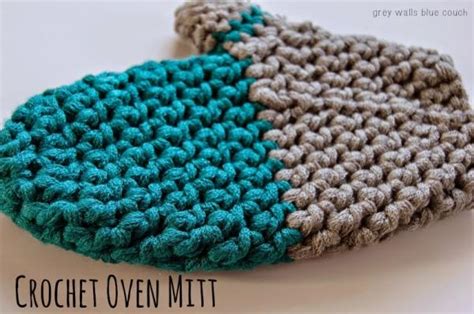 Free crochet oven mitt pattern » Weave Crochet