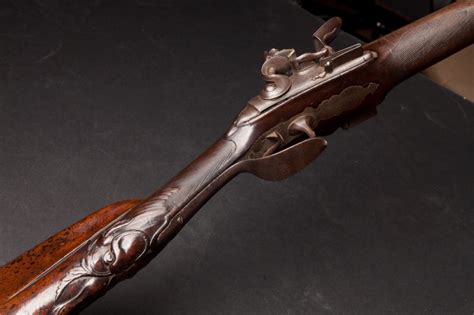 Flintlock Shotgun - Antique Antique Flintlock Shotgun Double Barrel 24 ...