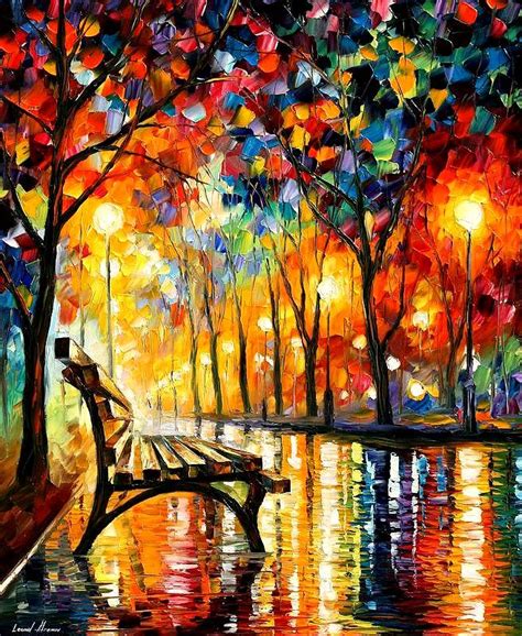 The Loneliness Of Autumn Painting by Leonid Afremov