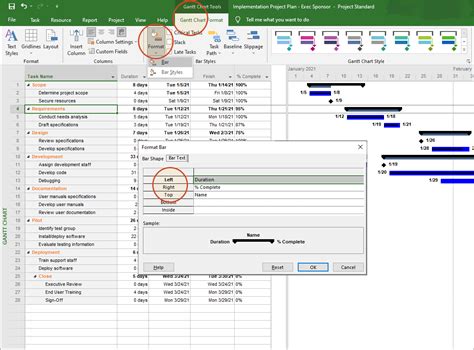 Microsoft Project Gantt Chart Ttutorial + Template + Export to PowerPoint