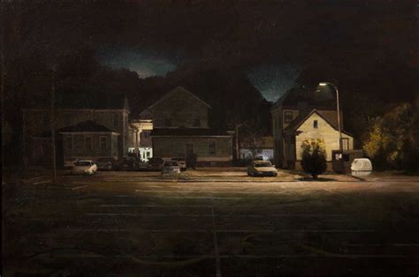 A Collection of Eerie Oil Paintings by Alberto Ortega | City artwork, Night painting, Painting