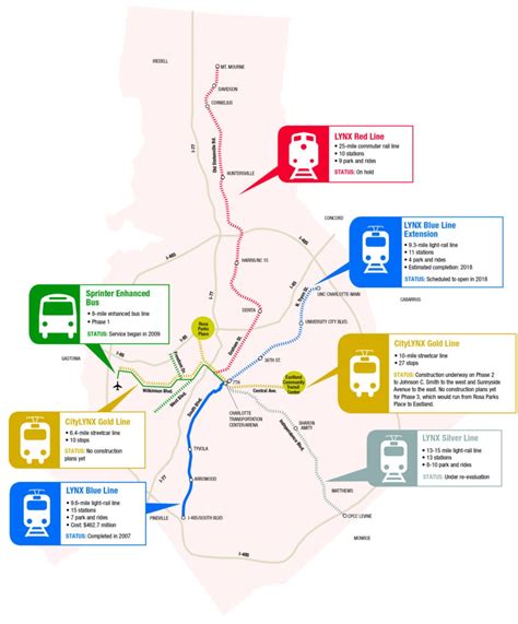 Charlotte Light Rail Map 2025 - Marne Karlene