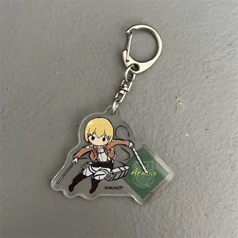 ATTACK ON TITAN Shingeki no Kyojin Armin Arlert chibi keychain charm ...