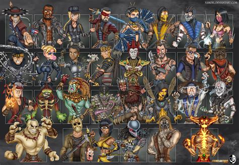 All the Mortal Kombat X Characters return in the fun cartoon style by the Xamoel Brothers in ...