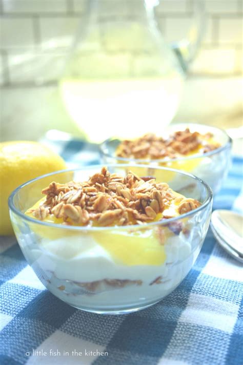 Layered Lemon and Yogurt Parfaits – A Little Fish in the Kitchen