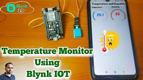 Temperature and Humidity Monitor Using ESP8266 and Blynk IOT | Blynk 2.0 Projects - YouTube