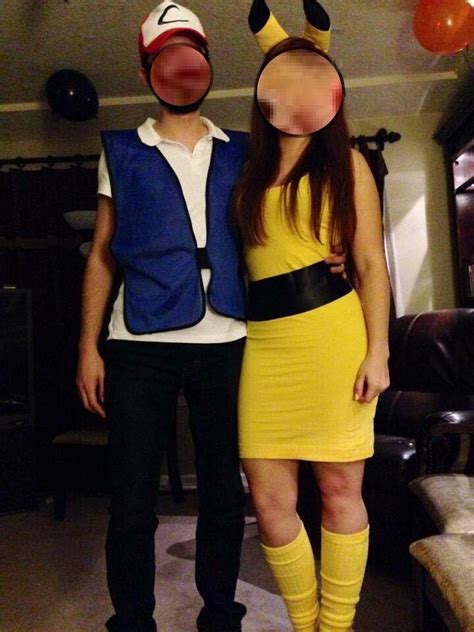 Pokémon Ash and Pikachu Couples Costume Cosplay - Size S | #1831665314