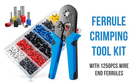 Ferrule Crimping Tool Kit Wire Ferrule Kit With 1250pcs Wire End Ferrules & Crimper Plier - Buy ...