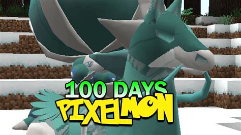 100 Days In Minecraft Pixelmon: New Version - YouTube