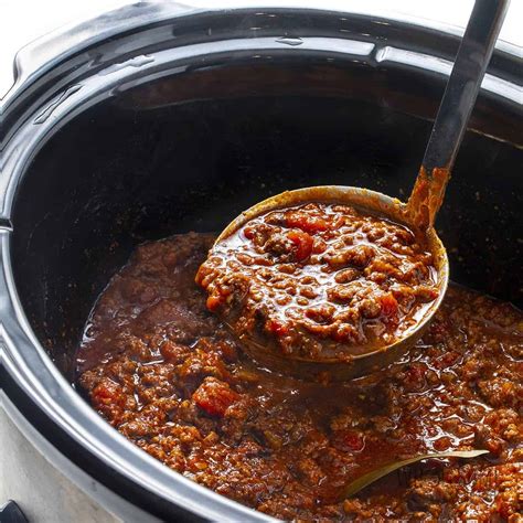 Chili Recipe No Beans Crock Pot | Deporecipe.co