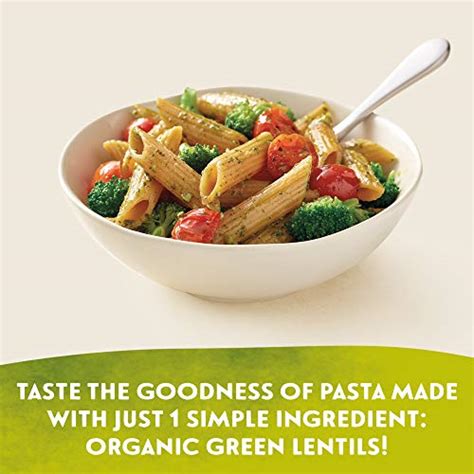 Tolerant Foods - Organic Green Lentil Pasta, Simply Legumes, Penne, 8 ...