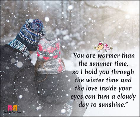 Winter Love Quotes: 15 Quotes That Best Express A Lover's Heart