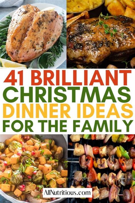 41 Festive Christmas Dinner Ideas - All Nutritious