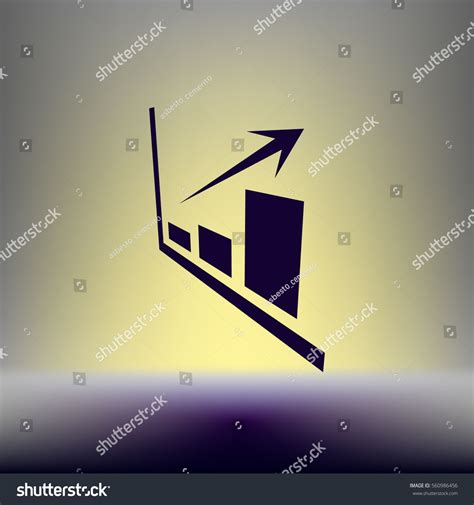 Flat paper cut style icon of a diagram. Vector illustration #Ad , #ad, #cut#style#Flat#paper ...