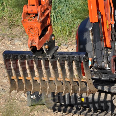 DIGGA 1200mm Excavator Stick Rake – Southern Tool + Equipment Co. | Earthmoving Machinery ...