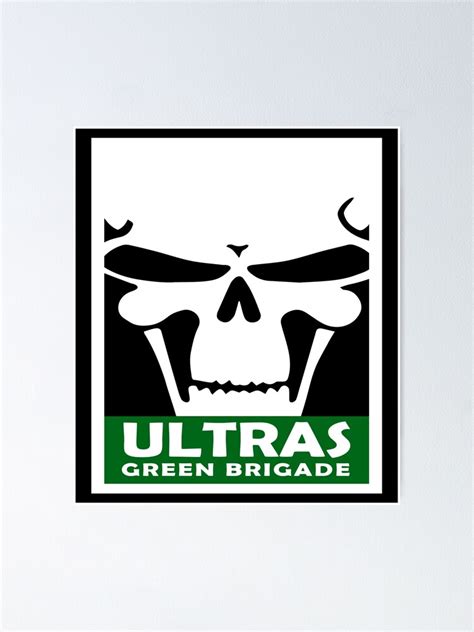 "Green brigade -ULTRAS- Celtic FC Ireland Fans" Poster by ULTRASart ...