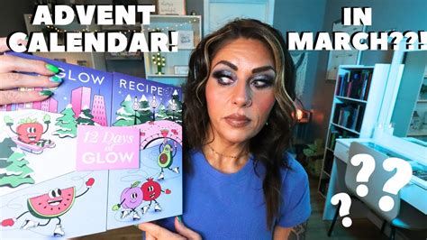 ADVENT CALENDAR UNBOXING IN MARCH??? 😲 GLOW RECIPE 12 DAYS OF GLOW - IS ...