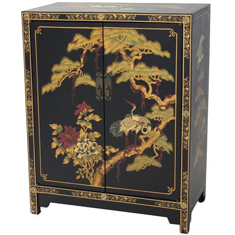 Buy Black Lacquer Cabinet Online (LCQ-38-BL) | Satisfaction Guaranteed