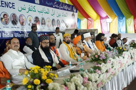 Religious leaders, Sufis resolve to fight hate speech across India