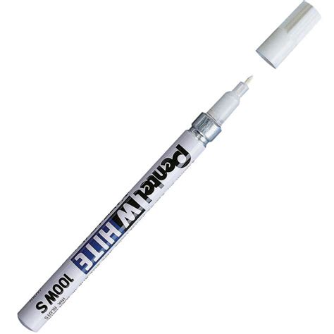 Pentel 100WS White Fine Point Permanent Marker