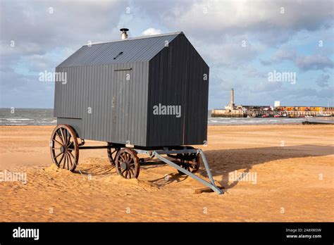 Victorian bathing machine hi-res stock photography and images - Alamy