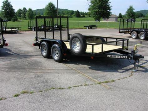 6x12 utility trailer Tandem (2) 3500lb axles W/Brakes for Sale in Knoxville, Tennessee ...