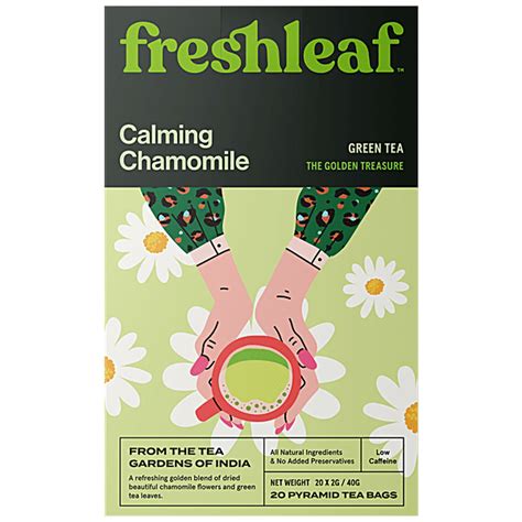 Buy FRESHLEAF Chamomile Green Tea - Fresh, Rich In Antioxidants, Reduces Anxiety Online at Best ...