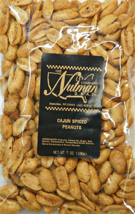 Peanuts - Cajun Spiced (7 oz) - The Nutman Company USA, Inc.