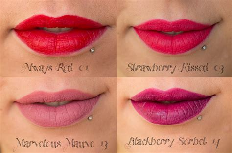 Sephora Cream Lip Stains Review and Swatches – Alice's Beauty Madness