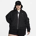 Nike Sportswear Essential Women's Oversized Bomber Jacket (Plus Size ...