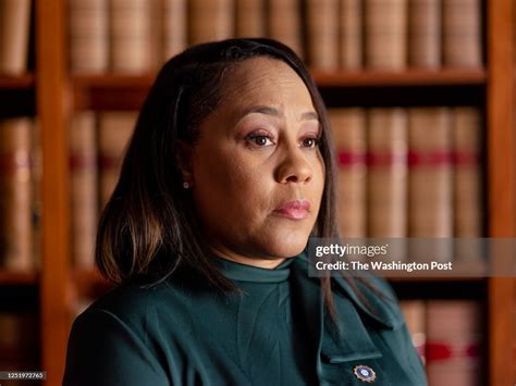 Fani Willis, the District Attorney of Fulton County, Georgia inside... News Photo - Getty Images