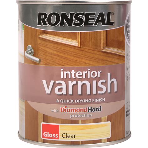 Ronseal Interior Varnish 750ml Gloss Clear | Toolstation