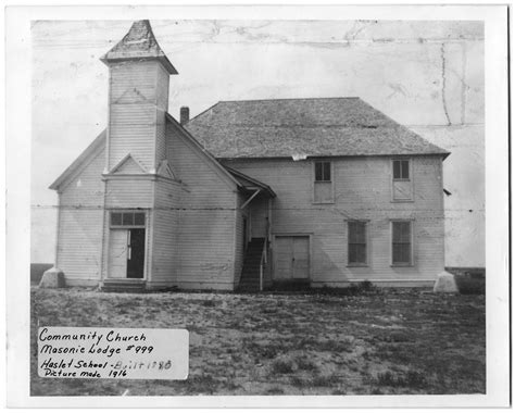 [Community Church, Masonic Lodge No. 999, Haslet School] - The Portal to Texas History