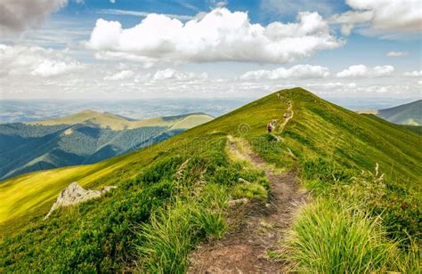 Footpath To the Mountain Top Stock Photo - Image of view, scenic: 75384300