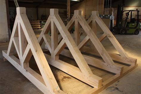 Oak Framed King Post Truss Prices UK | Low Cost Roof Trusses for Self Builds | Oak Timber Framing