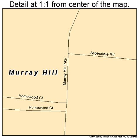 Murray Hill Kentucky Street Map 2154660