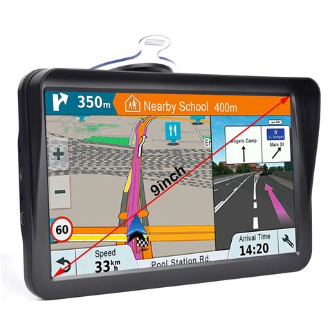 GPS Navigation for Car,Truck 2023 Maps Vehicle GPS Navigation 9 Inch Touch Screen Voice Car GPS ...