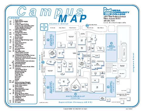 Mesa Community College San Diego Map