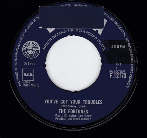 The Fortunes - You've Got Your Troubles (1965, Vinyl) | Discogs