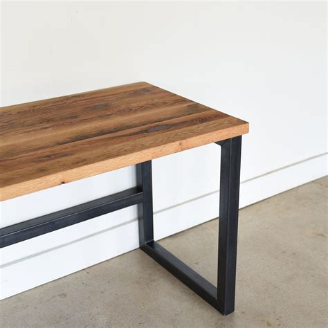 Industrial Wood Desk / 2 | Wood desk, Classic wood desk, Reclaimed wood desk